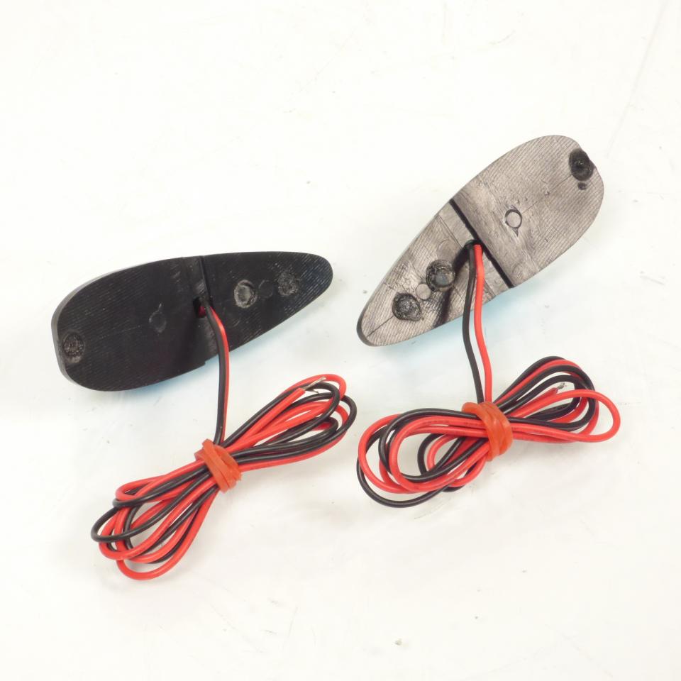 Paire de clignotant bleu goutte d'eau à ampoule Mike the bike pour moto Neuf