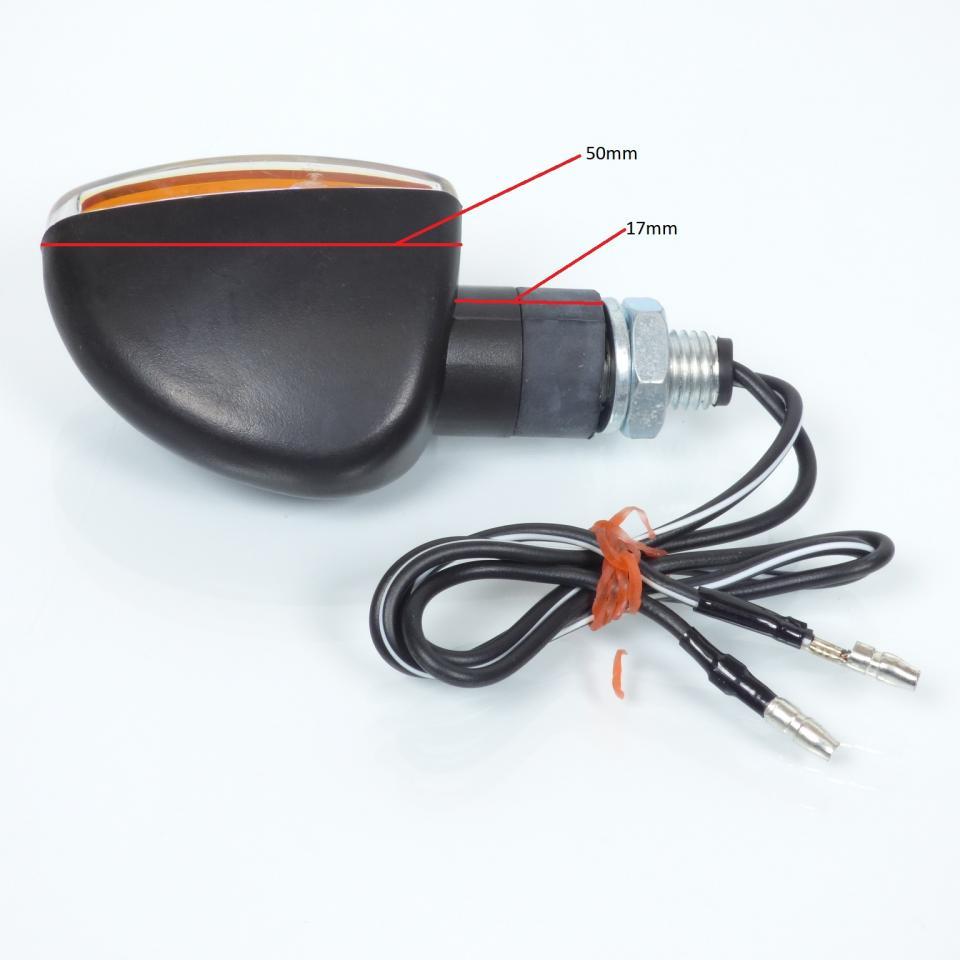 Paire de clignotants 12V 21W orange reflet arc en ciel moto scooter 50 à boite