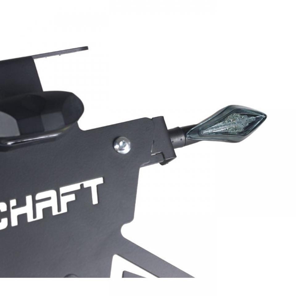 Paire Clignotant Led HUNTER Noir mat Chaft pour moto Triumph IN202 Neuf