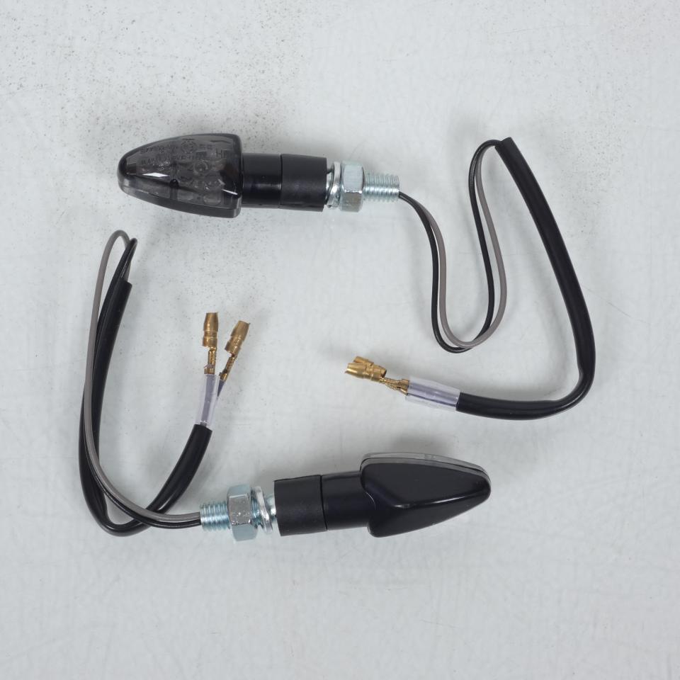 Paire de Clignotant Led FOCUS Noir Fumé Chaft pour moto Yamaha IN1114