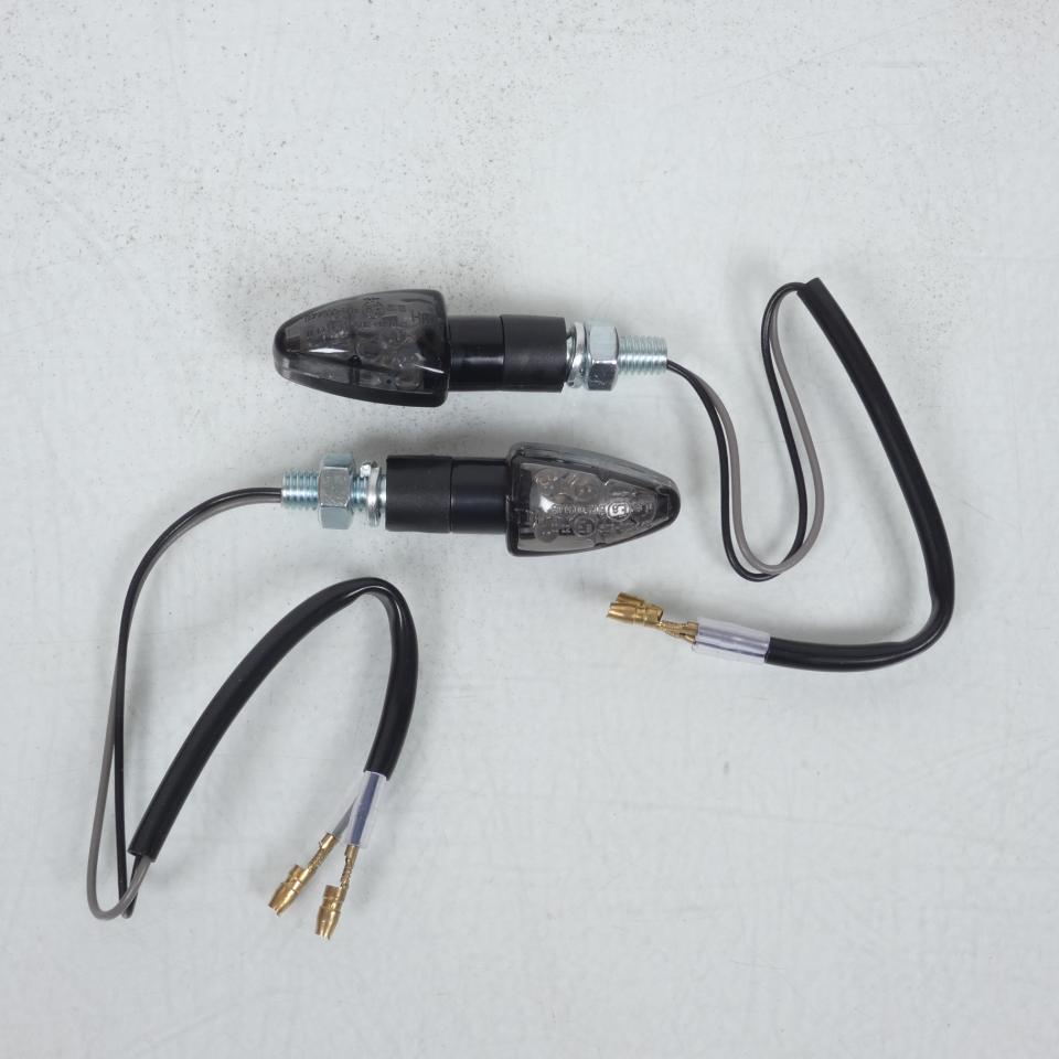 Paire de Clignotant Led FOCUS Noir Fumé Chaft pour moto Yamaha IN1114