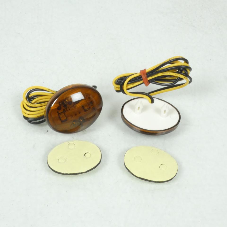 Mini Clignotant oeil à leds fumé 12V BIHR pour moto YM-1816LED Neuf