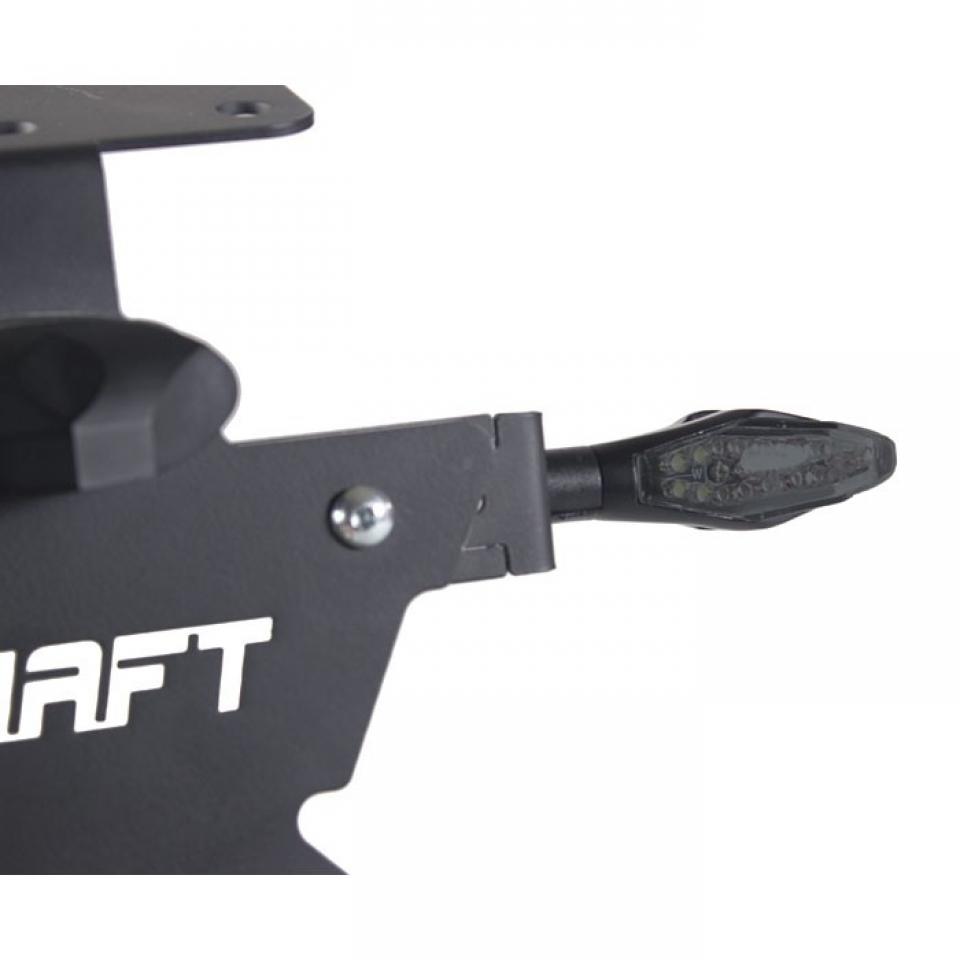 Paire de Clignotant Led 12V SUGAR Noir fumé Chaft pour moto Honda IN263