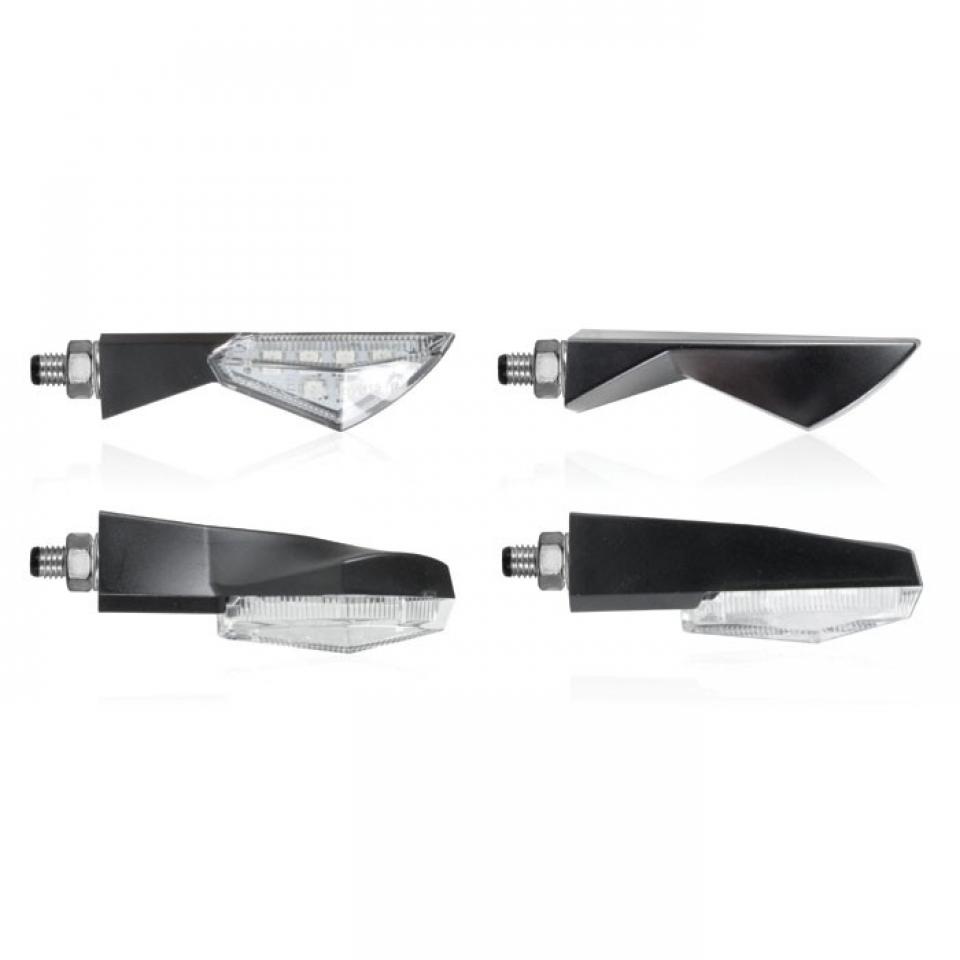 Paire de Clignotant Led 12V ZOOM Noir Chaft pour moto Triumph IN608