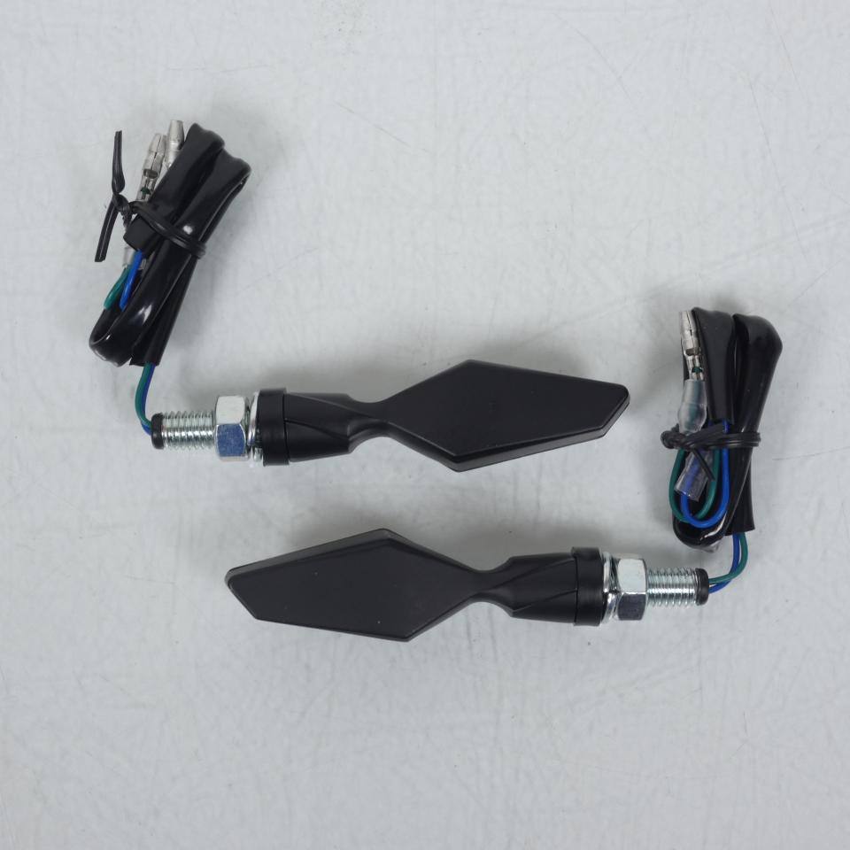 Paire de Clignotant Led 12V DRAFT Noir fumé Chaft pour moto Triumph IN581
