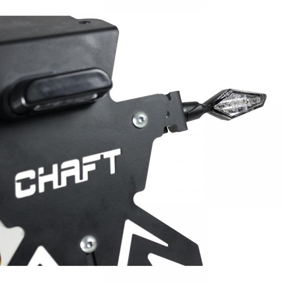 Paire de Clignotant Led 12V DRAFT Noir fumé Chaft pour moto Yamaha IN581