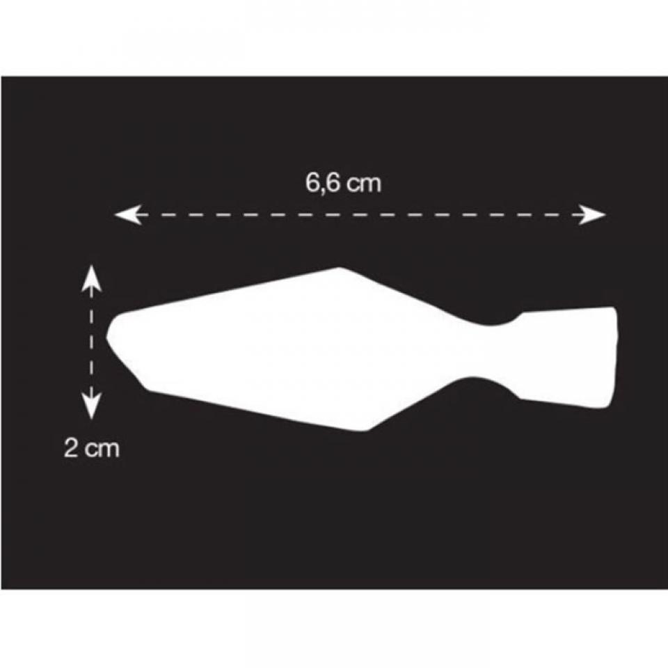 Paire de Clignotant Led 12V DRAFT Noir fumé Chaft pour moto Yamaha IN581