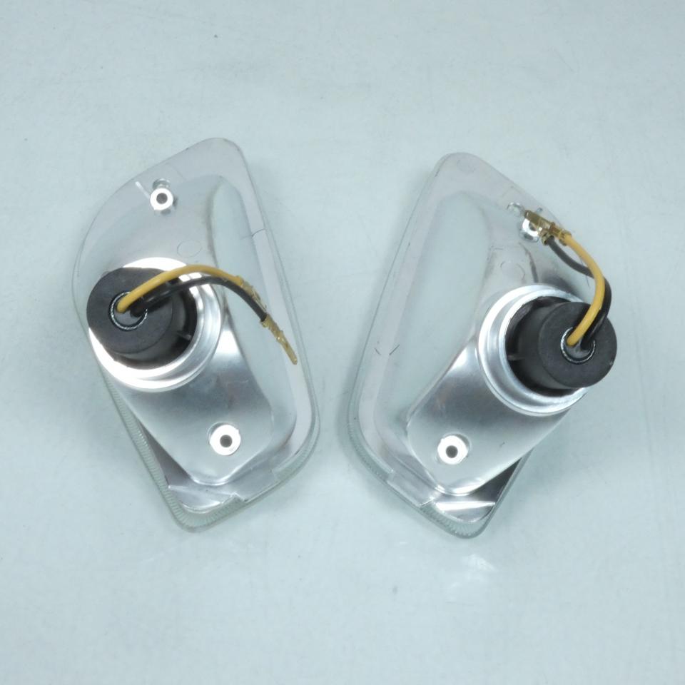 Clignotant D&G Transparent P2R pour scooter Piaggio 50 Vespa LX Après 2005 BA15s