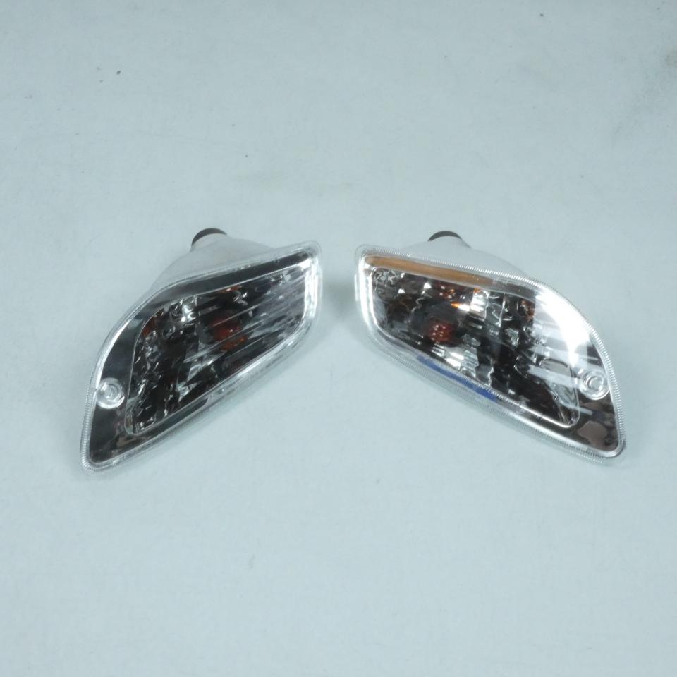 Clignotant D&G Transparent P2R pour scooter Piaggio 50 Vespa LX Après 2005 BA15s