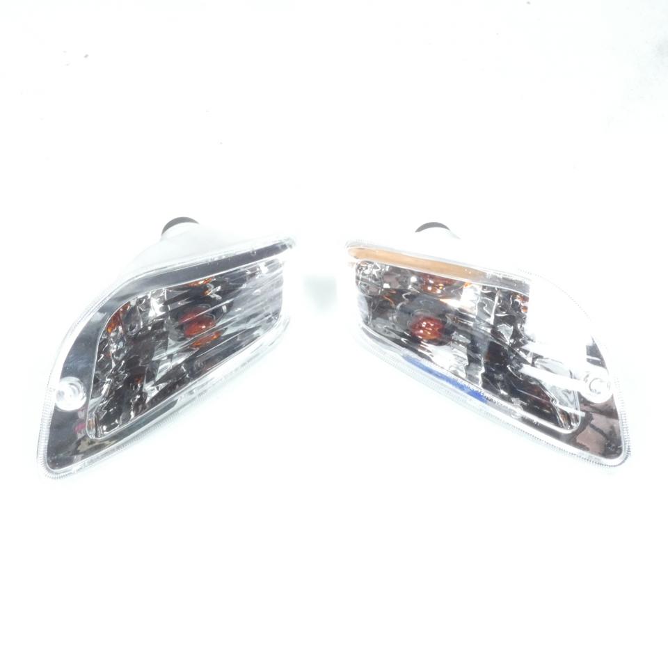 Clignotant D&G Transparent P2R pour scooter Piaggio 50 Vespa LX Après 2005 BA15s