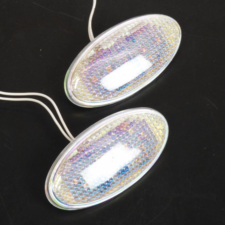 Clignotant œil de chat iridium à LED pour auto moto scooter quad feu décoratif