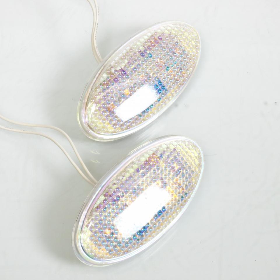 Clignotant œil de chat iridium à LED pour auto moto scooter quad feu décoratif