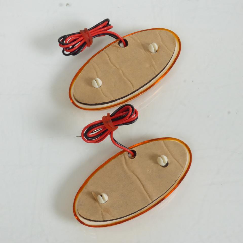 Clignotant œil de chat orange à LED pour auto moto scooter quad feu décoratif
