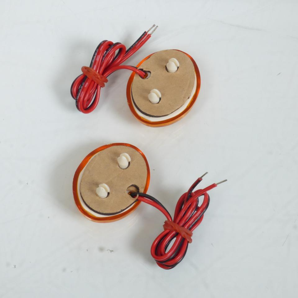 Mini clignotant œil de chat orange à LED auto pour moto scooter quad feu décoratif