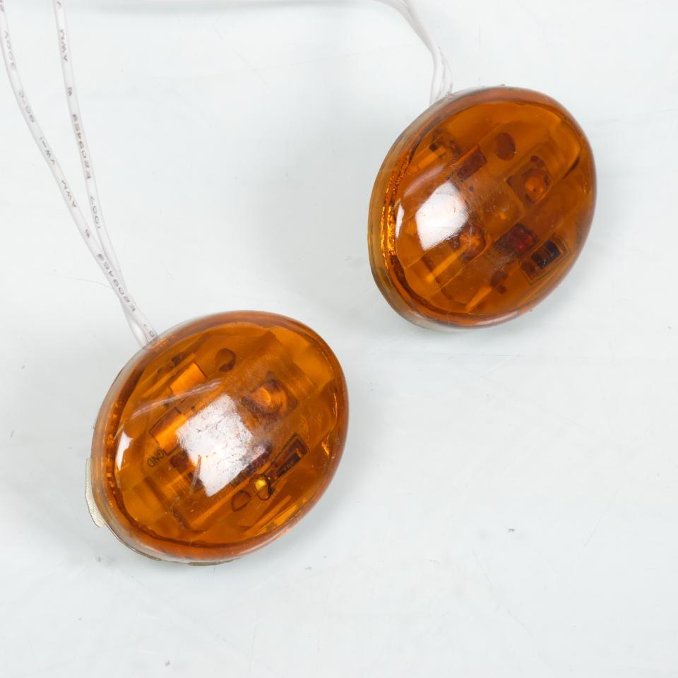 Mini clignotant œil de chat orange fumé à LED auto pour moto scooter feu décoratif
