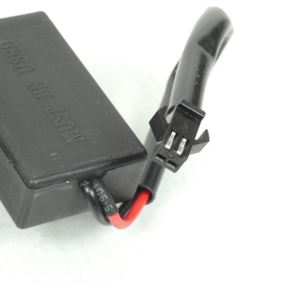 Paire Éclairage de plaque Led 12V anodisé noir  pour moto scooter M8x125 Neuf