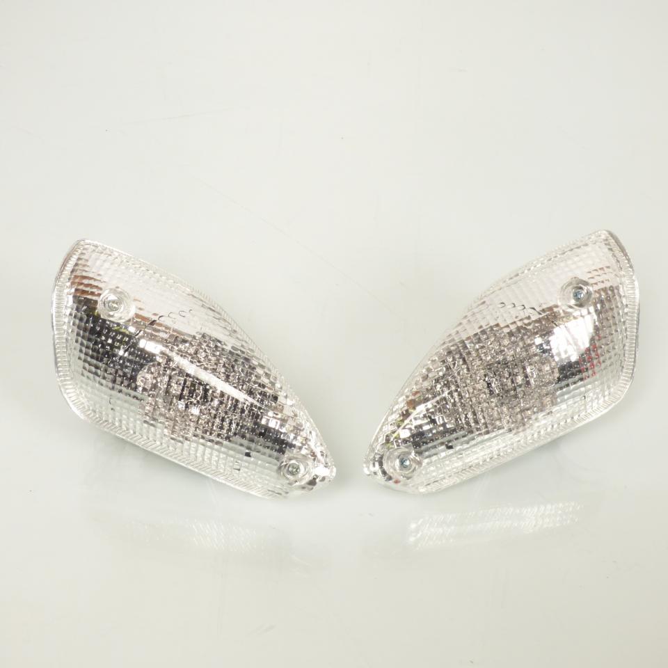 Paire de clignotant LED transparent One pour scooter MBK 50 Nitro avec centrale Neuf