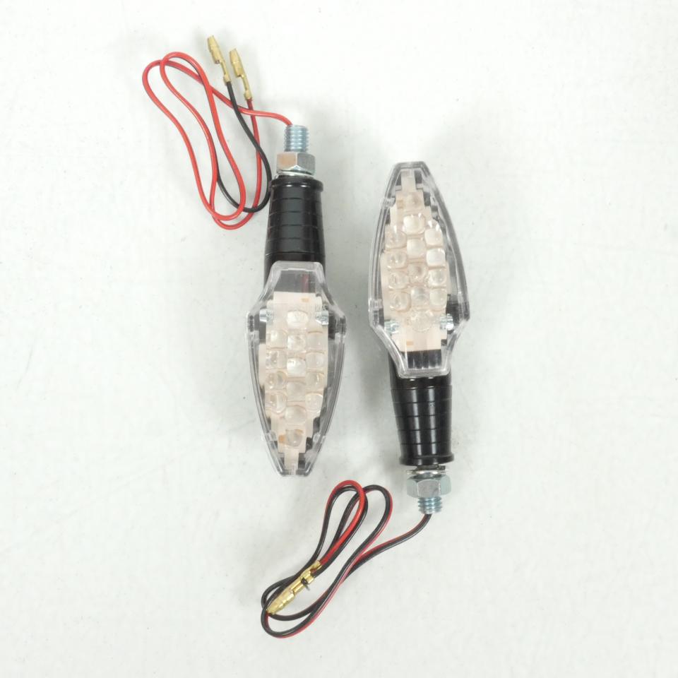 Clignotant Générique pour Deux Roues Triumph NC NC R016 N / Led / 12V 0.7W Paire Noir Neuf