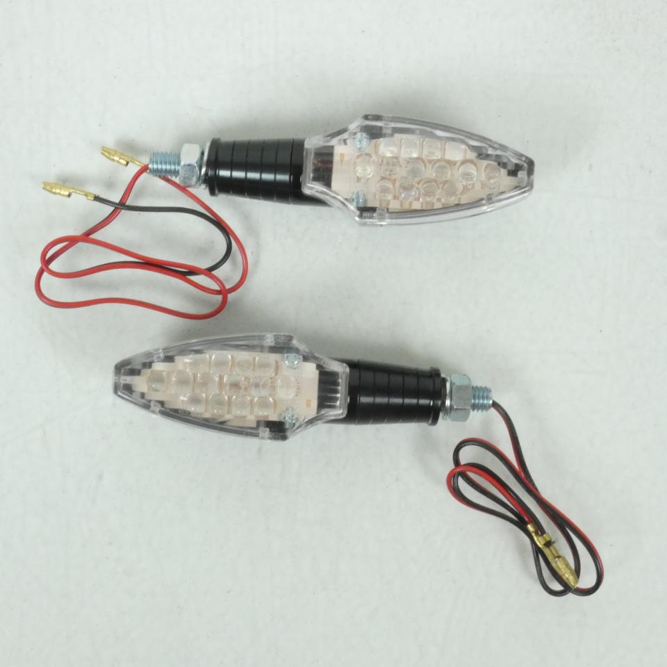 Clignotant Générique pour Deux Roues Triumph NC NC R016 N / Led / 12V 0.7W Paire Noir Neuf