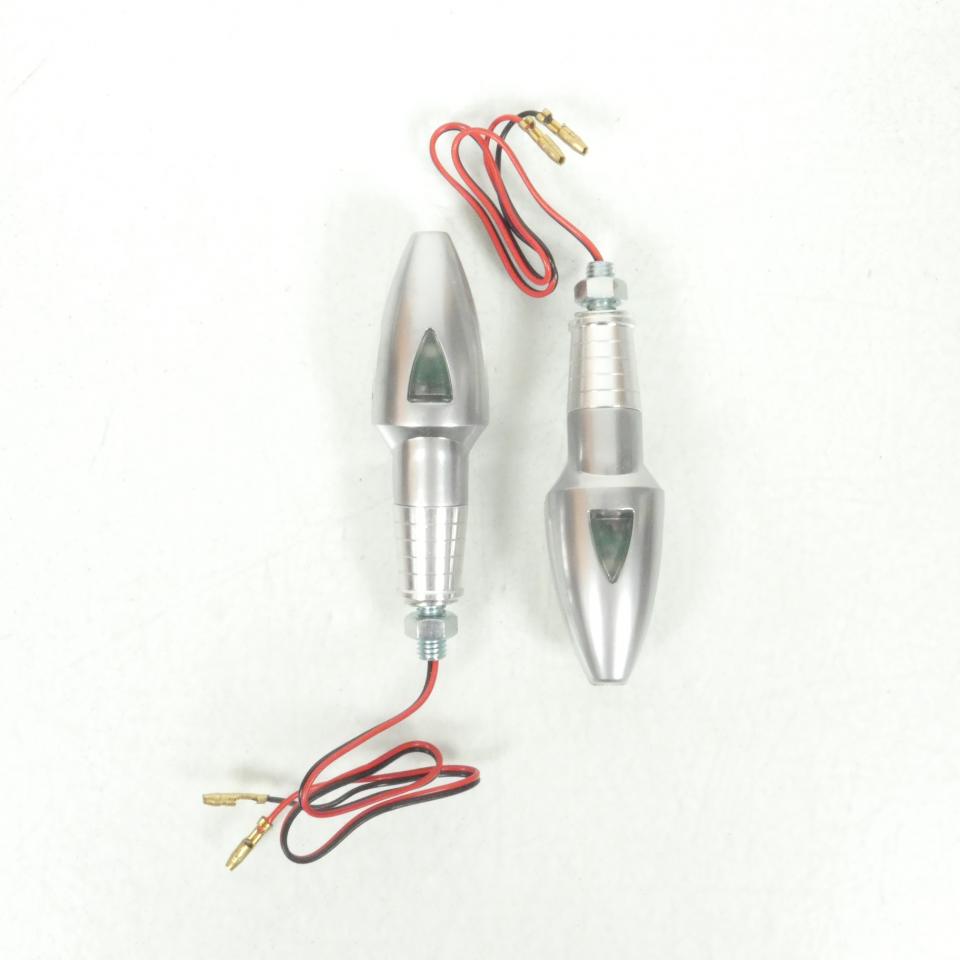 Clignotant Générique pour Deux Roues Triumph NC NC R016 ARG / Led / 12V 0.7W Paire Gris Neuf