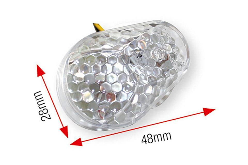 Paire de clignotants de carénage à LED basic homologués pour moto Kawasaki neuf