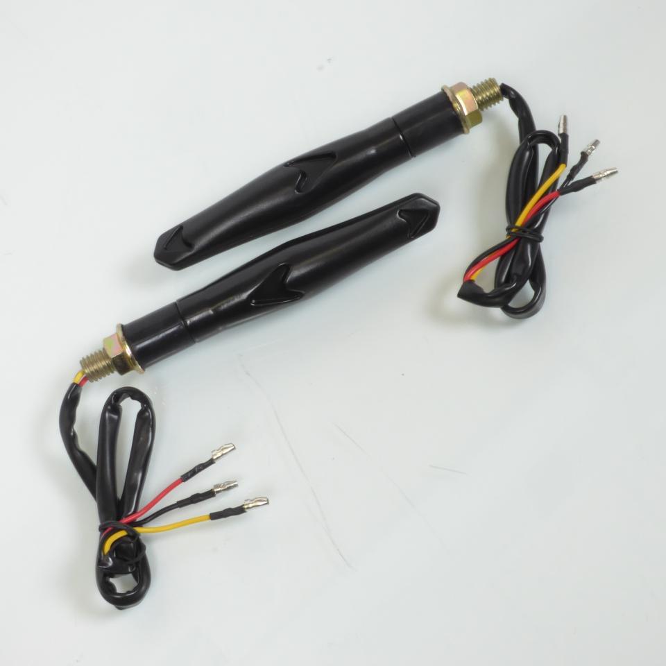 Clignotant avant séquentiel + feu de jour à LED OPM Nevada neuf pour moto café racer