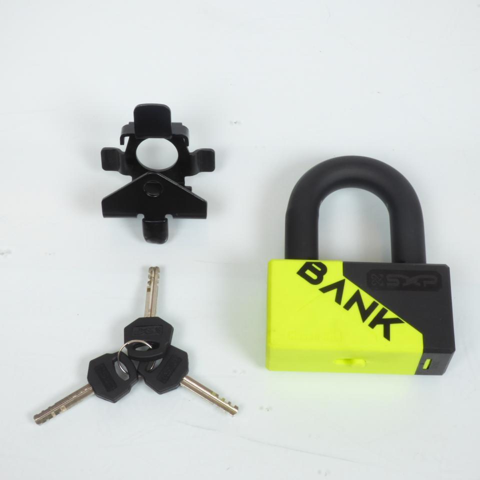 Antivol bloque disque en U SXP MU02 classe SRA pour assurance moto scooter Neuf