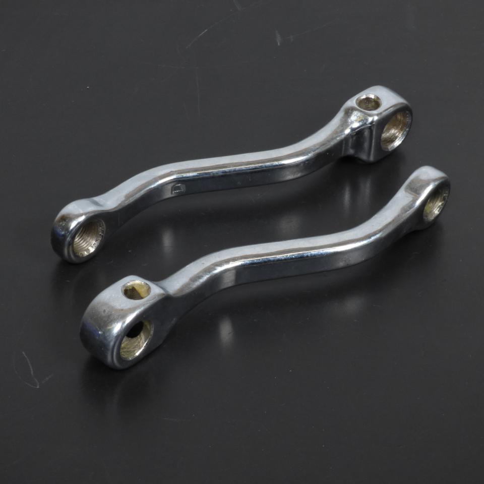 Paire de manivelles de pédalier bras de pédale chromée 145mm mobylette MBK 51