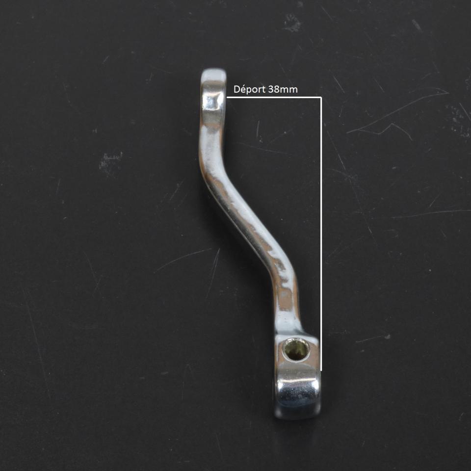 Paire de manivelles de pédalier bras de pédale chromée 145mm mobylette MBK 51