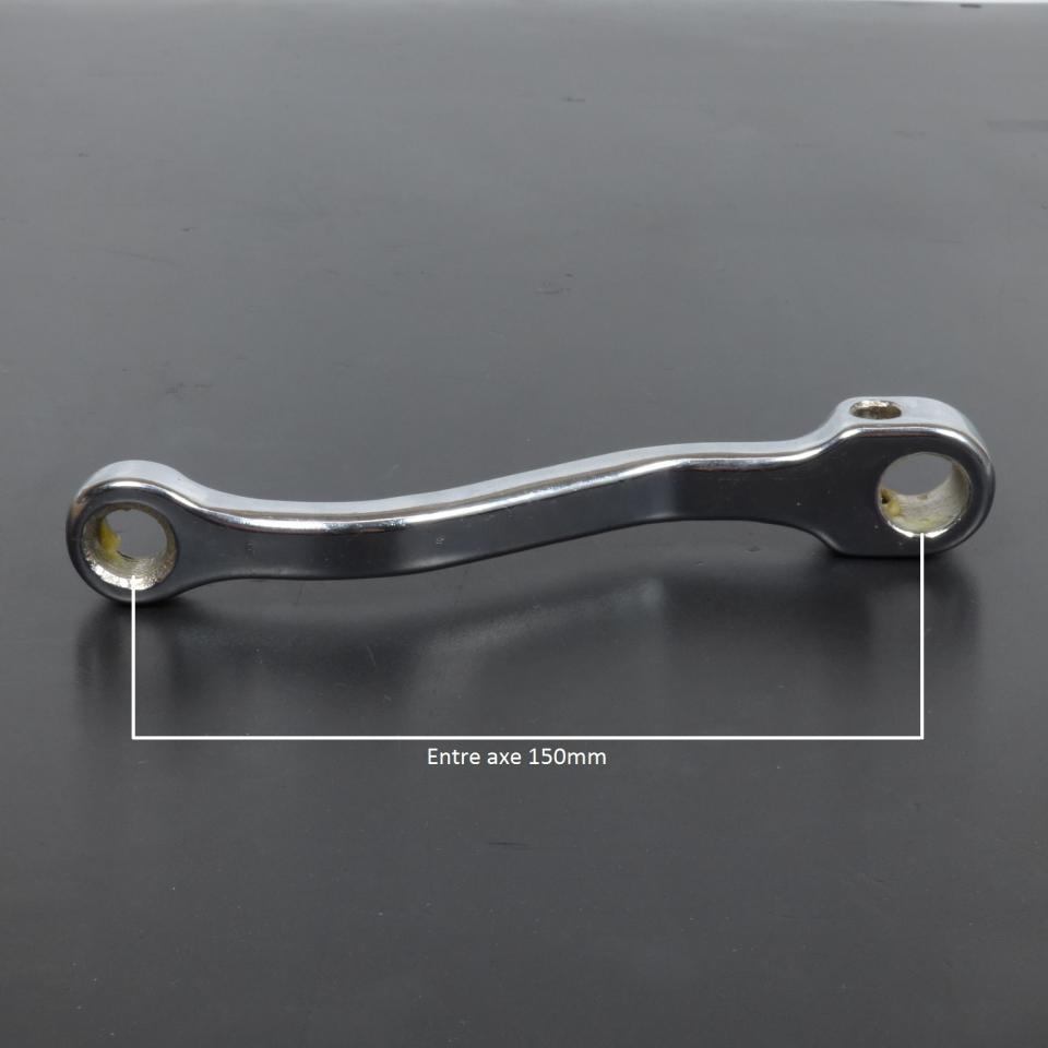 Paire de manivelles de pédalier bras de pédale chromée 145mm mobylette MBK 51