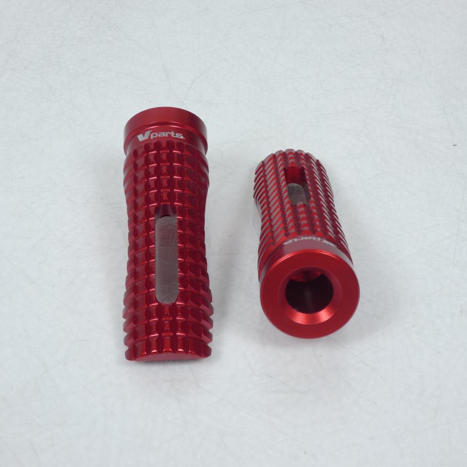 Paire Cale pied Vparts pour moto 050000700.NG40 Rouge Neuf