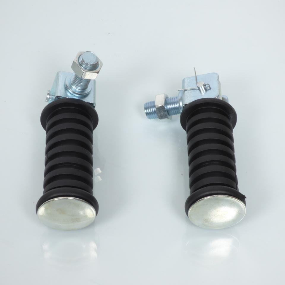 Paire de cale pied rond pour moto mobylette cyclo pour motocycle adaptable universel M12