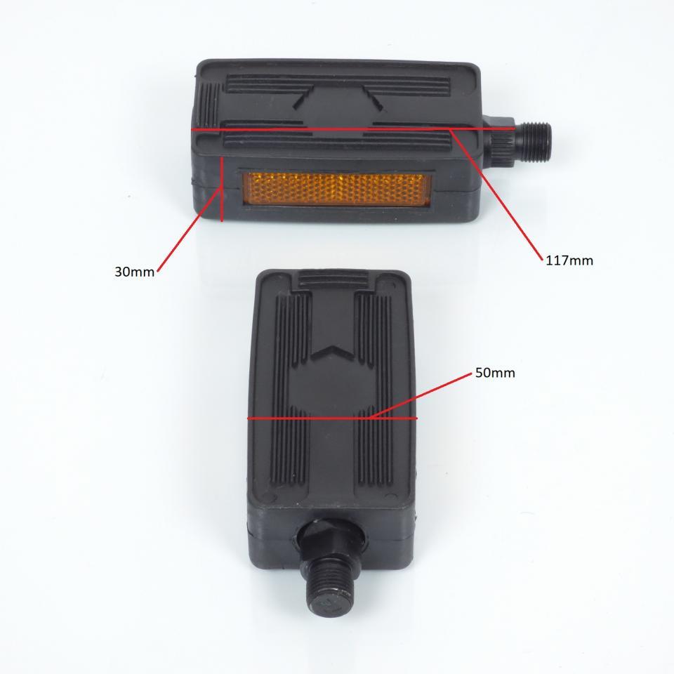 Cale pied Générique pour mobylette Piaggio 50 Ciao PX 6120055 / M14 Pas 125 noir Neuf