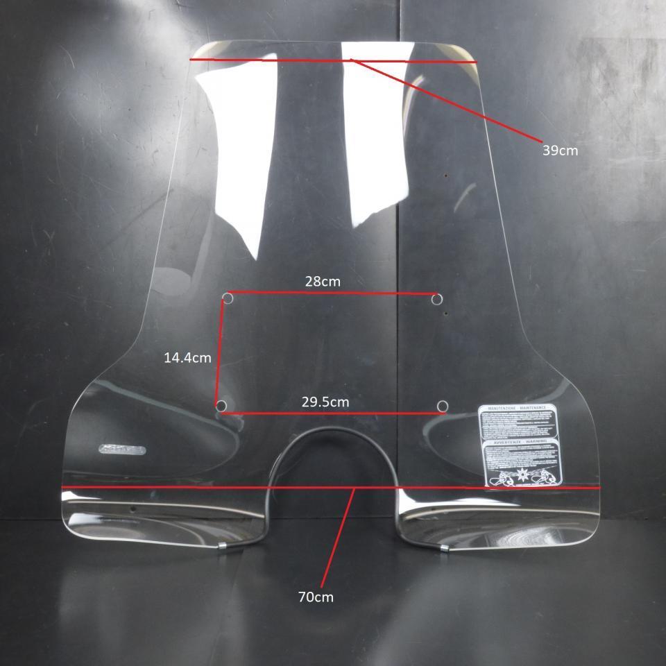 Bulle et saut de vent Fabbri pour Scooter Piaggio 125 Liberty 4T 2003 à 2013 2136/A / H70cmXL40/70cm Neuf