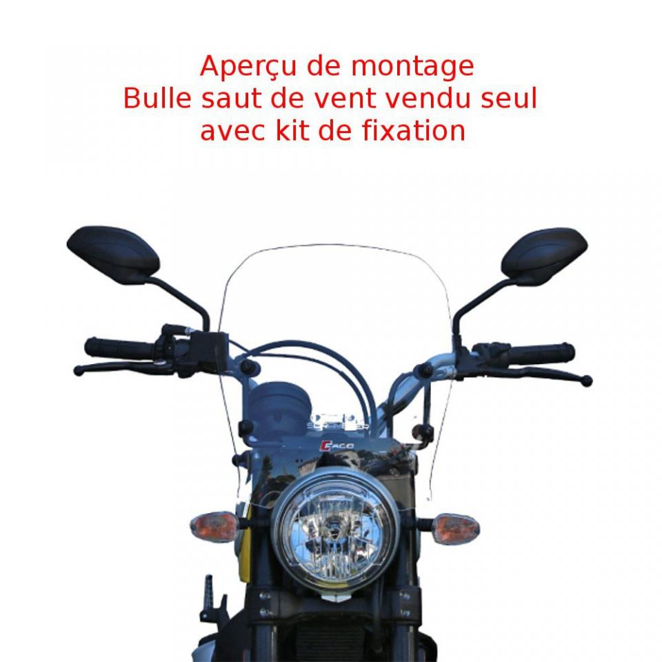 Bulle saut de vent Faco pour moto Ducati 800 Scrambler Classic 2015 à 2018 Neuf