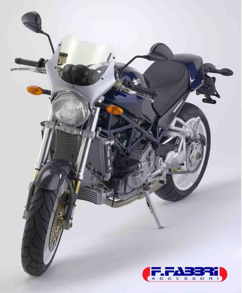 Bulle et saut de vent Fabbri pour Moto Ducati 1100 Monster 2009 à 2010 Neuf