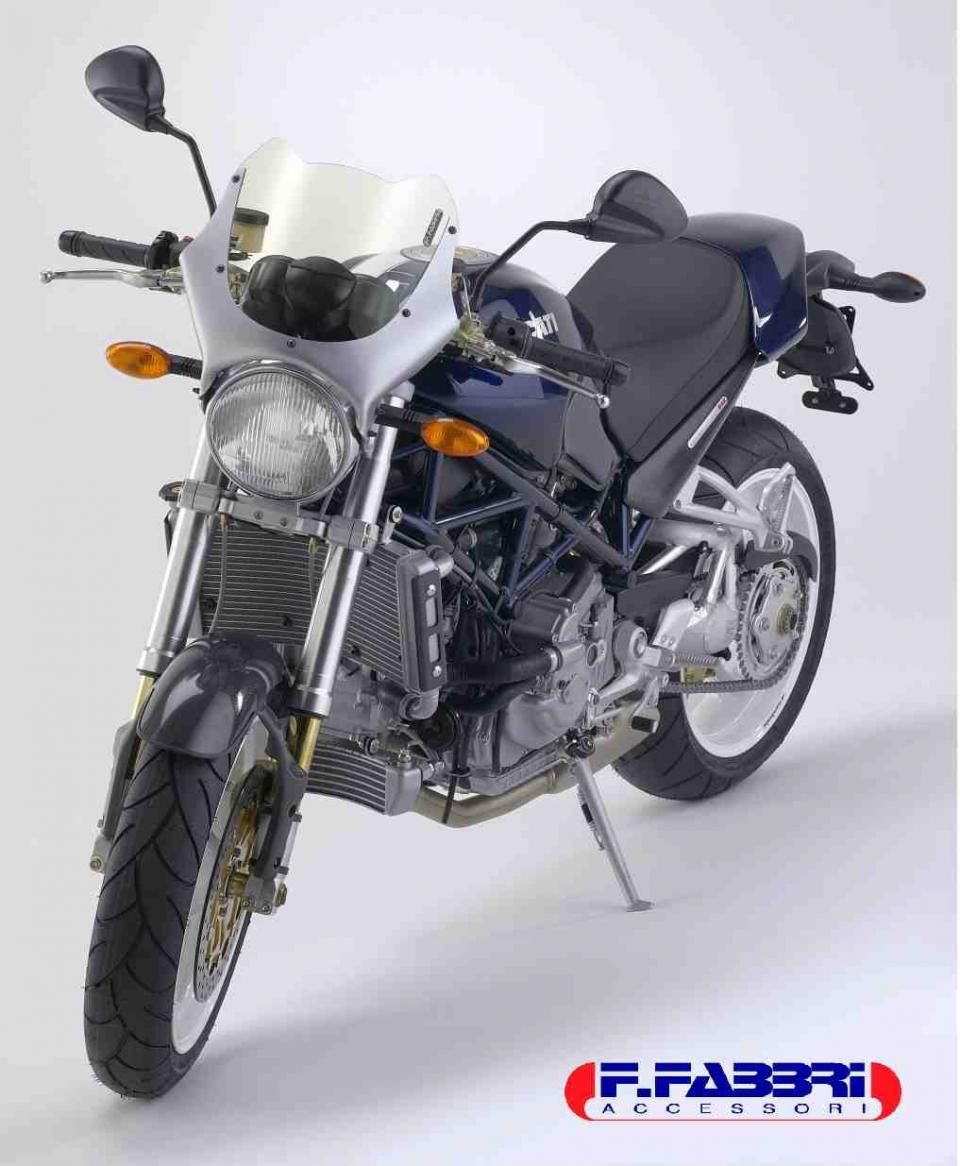 Bulle et saut de vent Fabbri pour Moto Ducati 1100 Monster 2009 à 2010 Neuf