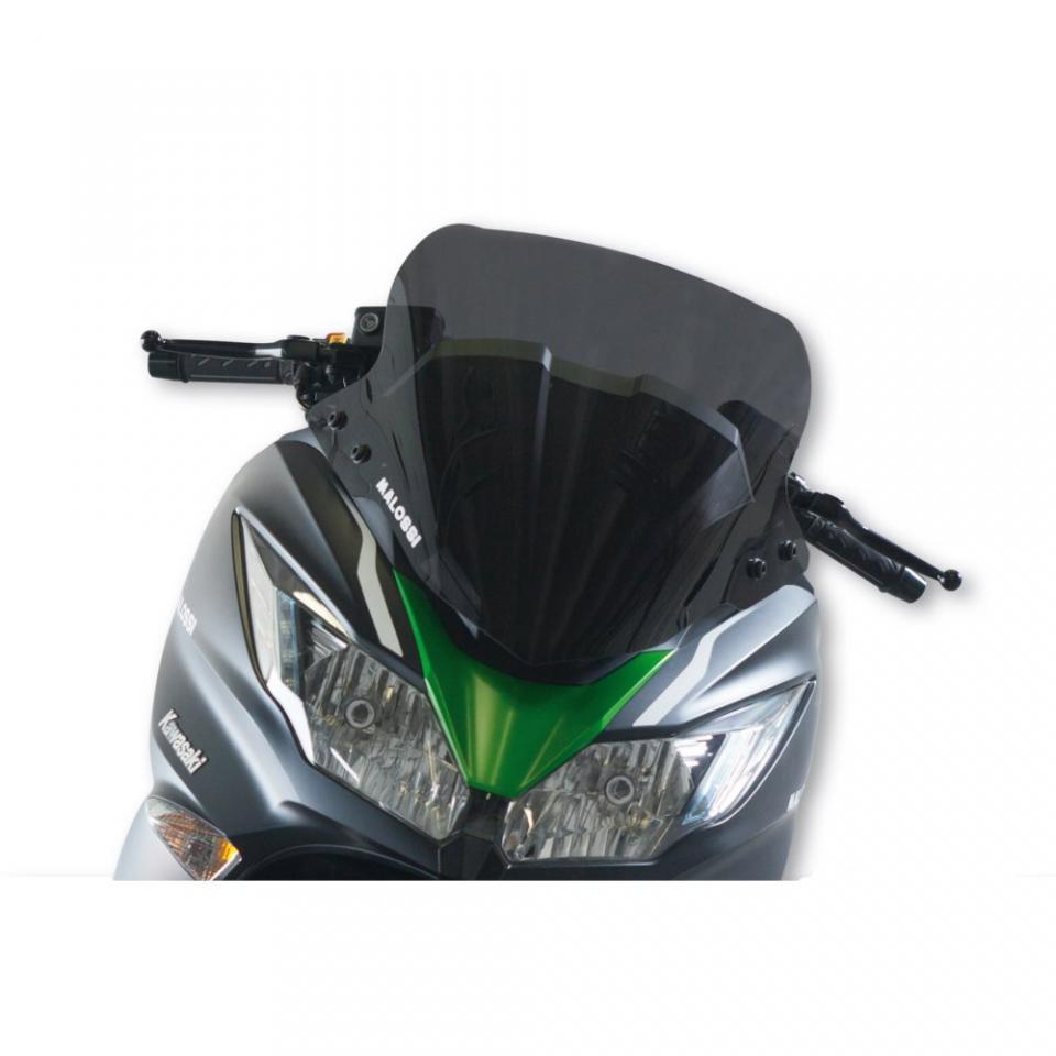 Bulle Malossi sport fumé foncé pour scooter Kawasaki 125 J IE Après 2016 Neuf