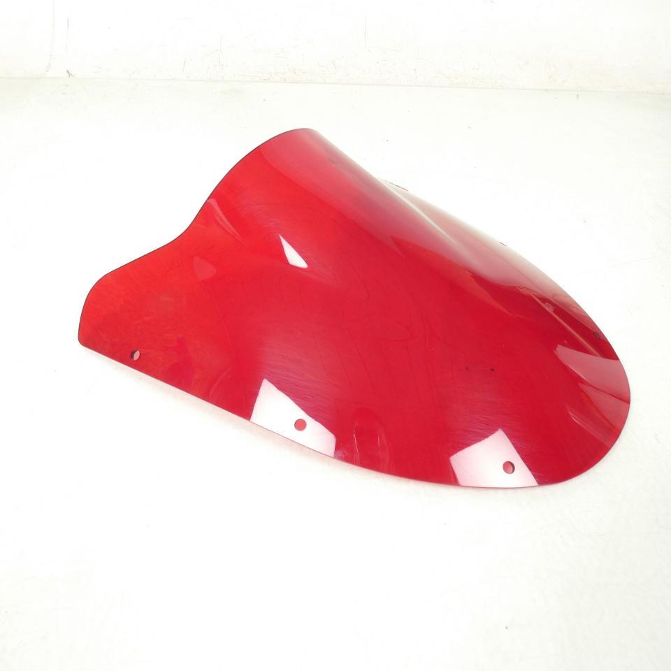Bulle saut de vent origine pour moto Yamaha FZS Fazer 1998 H114mm Rouge Neuf