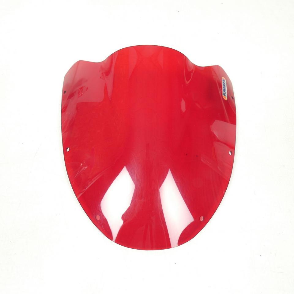 Bulle saut de vent origine pour moto Yamaha FZS Fazer 1998 H114mm Rouge Neuf