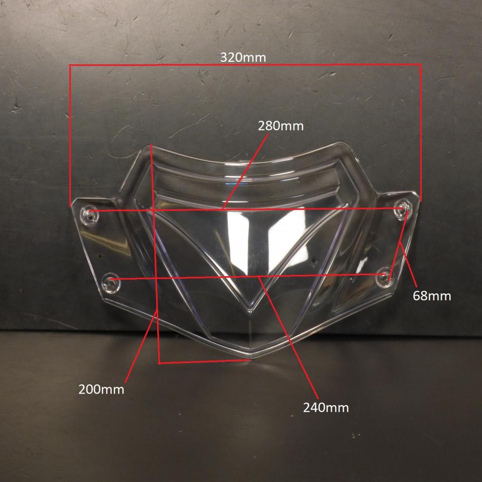 Bulle saut de vent Vicma pour scooter Aprilia 50 SR R 2005 à 2015 Neuf