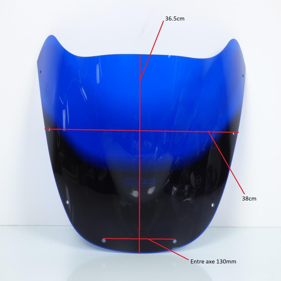Bulle et saut de vent MRA pour Moto Kawasaki 900 ZXR 1994 à 1997 Racing teintée bleu Neuf