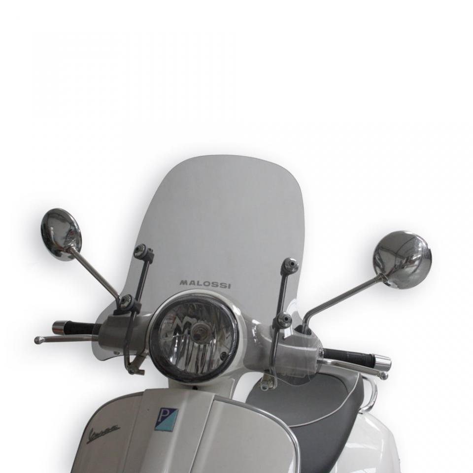 Bulle et saut de vent Malossi pour Scooter Piaggio 300 Vespa GTS Après 2008 4515118 / sport fumé clair Neuf