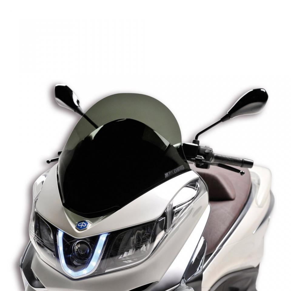 Bulle et saut de vent Malossi pour Scooter Piaggio 125 X10 Après 2012 4515655B / sport fumé foncé Neuf