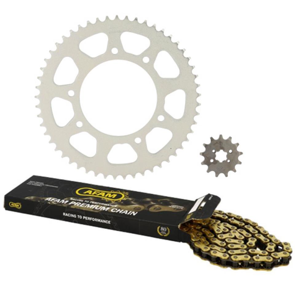 Kit chaîne Afam pour Moto Derbi 50 Senda R Drd Pro Neuf