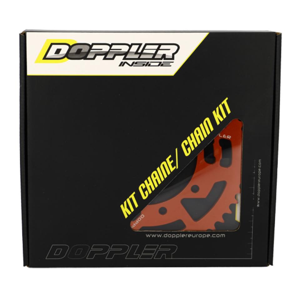 Kit chaîne Doppler pour Moto Derbi 50 Senda Sm X-Treme Après 2000 Neuf