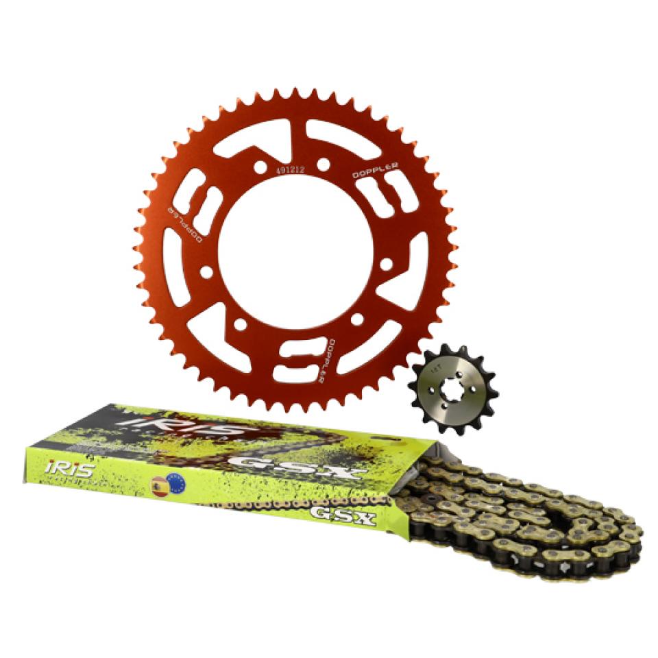 Kit chaîne Doppler pour Moto Gilera 50 SMT 2011 à 2017 Neuf