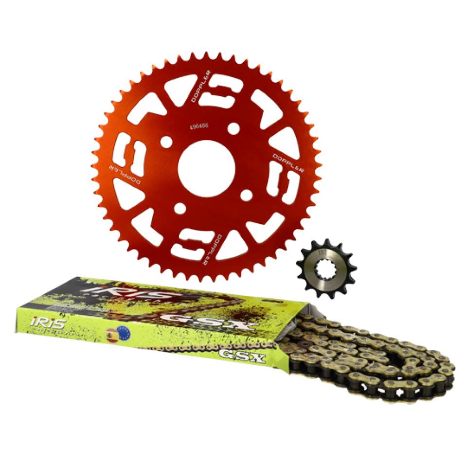 Kit chaîne Doppler pour Moto MBK 50 X-Power Après 2003 Neuf