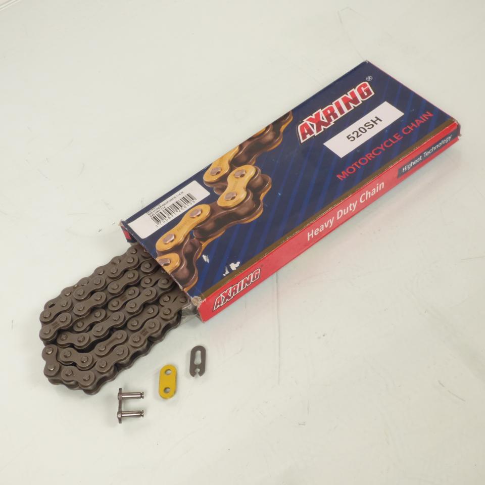 Kit chaîne Axring 14x41 Pas 520 pour moto Cagiva 125 Mito 1992 à 1994 Neuf