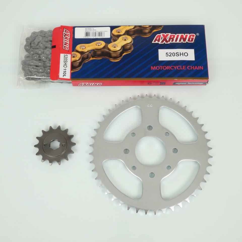 Kit chaîne Axring pour Moto Honda 125 Xl V Varadero 2001 à 2017 Neuf